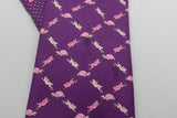 Thomas Pinks Silk Ties Lot of 3 Featuring: Tortoise and Hare, Flamingo, and Bees