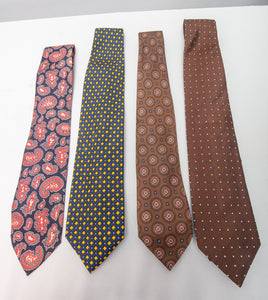 Carroll and Co Silk Tie Lot of 4