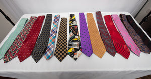American Mostly Silk Ties Designer Lot of 14