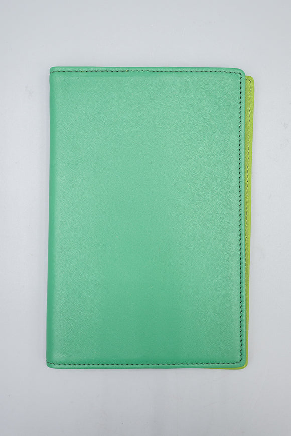 “One Odd Bird” Green Leather Passport Cover
