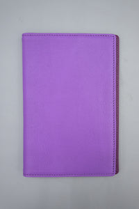 “One Odd Bird” Purple Lavender Leather Passport Cover