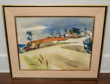 George Booth Post (1906-1997) Watercolor of Beach Landscape