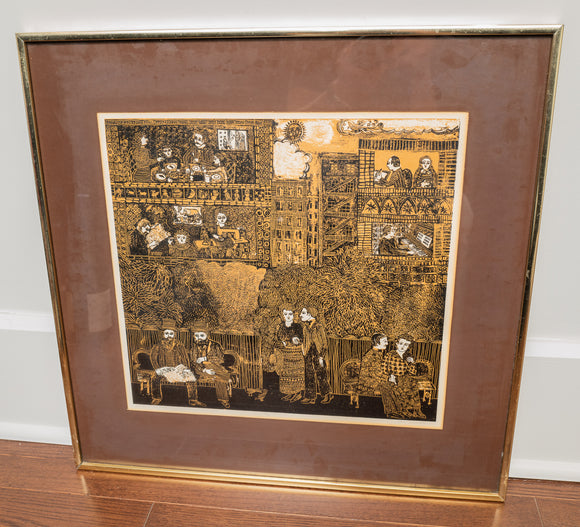 John August Swanson “Holiday in the Park” Serigraph