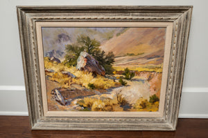 Earl Carpenter (1931-) Oil on Canvas of a Desert