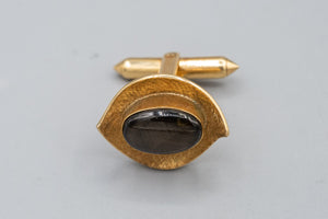 18K Gold Single Cufflink