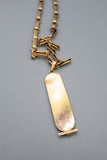 14K Gold Necklace and Egyptian Pendant