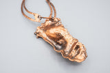 Copper Necklace with Face Pendant