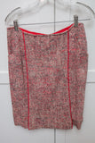 Chanel Boutique Three Piece Red Suit Size 44